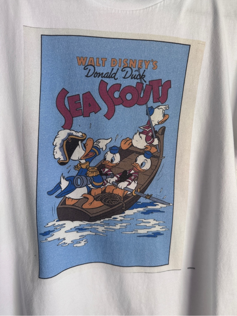 Disney Donald Duck Graphic Tee Short Sleeve T-shirt Disneyworld Shirt Gift - Picture 2 of 5
